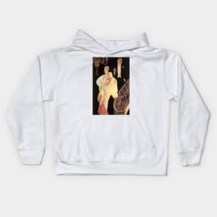 Couple Descending Staircase, J.C. Leyendecker 1932 Kids Hoodie